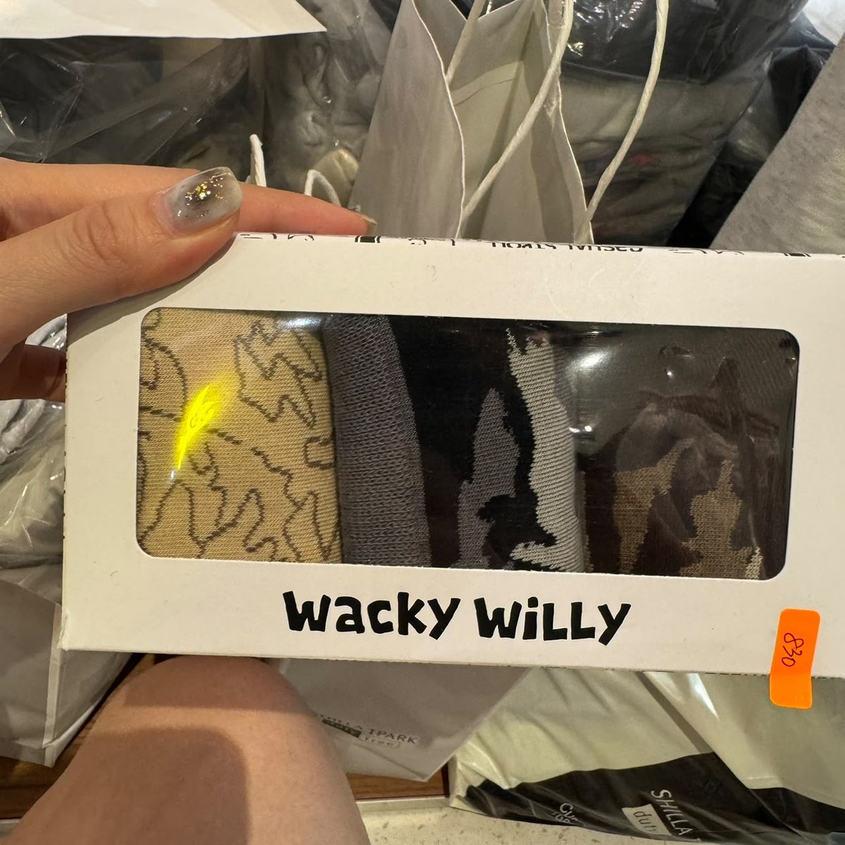 WACKY WILLY IS830 3 IN 1 SET SOCKS