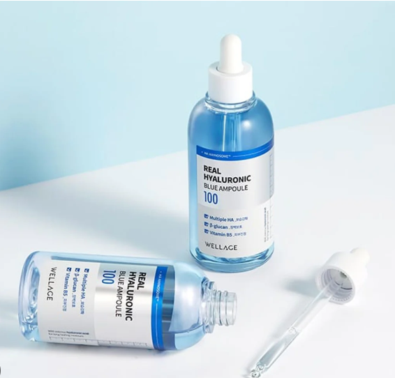 WELLAGE WE003 REAL HYALURONIC BLUE AMPOULE (60ML)